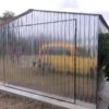 Plechová garáž 4×6×2,5 - sedlová střecha, výklopná vrata - Image 2