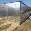 Plechová garáž 4×5×2,3 – spád od vrat dozadu, dvoukřídlá vrata - Image 3